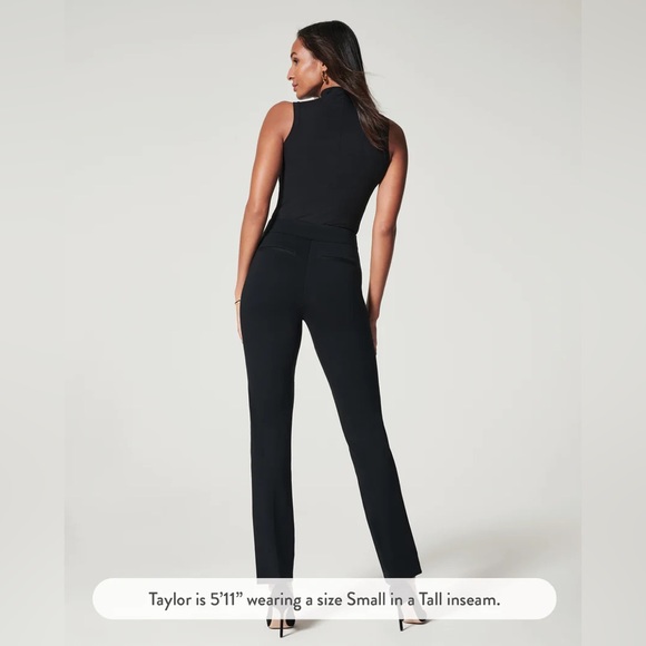 🌸 SPANX 20254 The Perfect Pant, Slim Straight - Classic Black - Picture 2 of 6